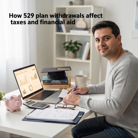 How 529 plan withdrawals affect taxes and financial aid