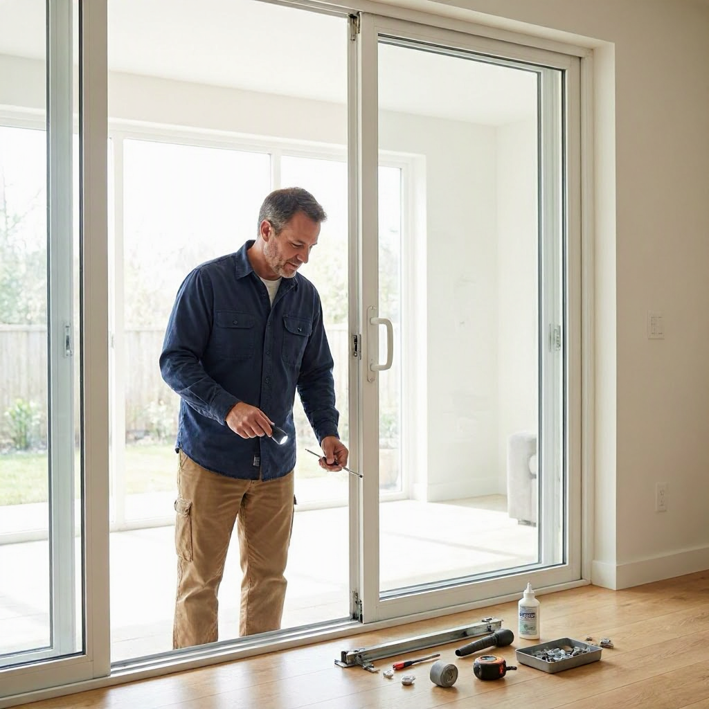 Sliding glass door repair cost: rollers, track, glass, and locks