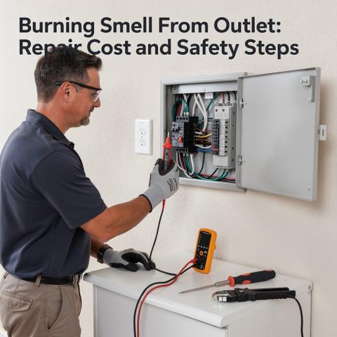Burning Smell From Outlet: Repair Cost and Safety Steps
