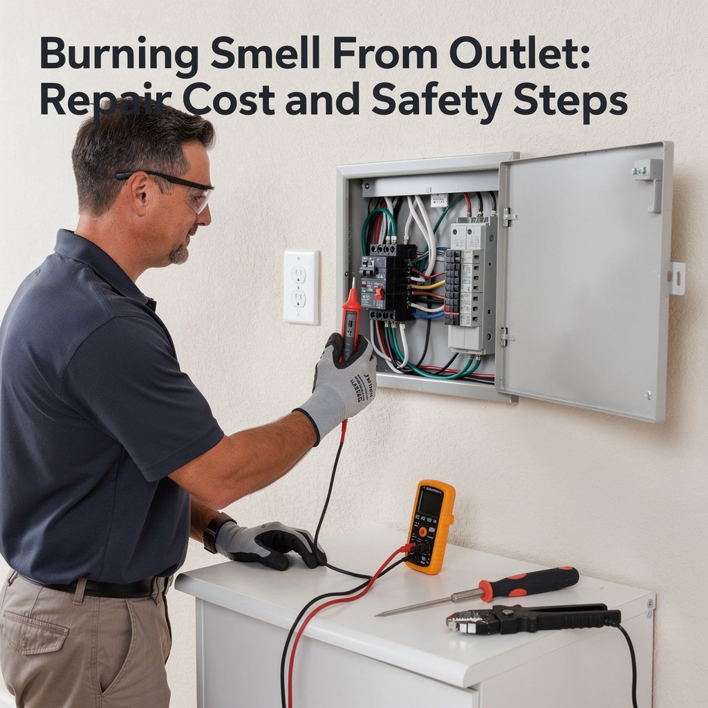 Burning Smell From Outlet: Repair Cost and Safety Steps