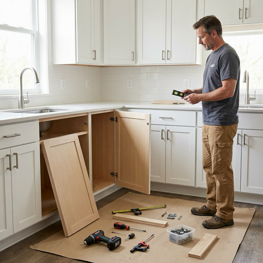 Cabinet refacing cost vs cabinet replacement cost