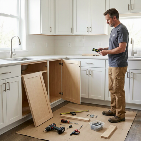 Cabinet refacing cost vs cabinet replacement cost