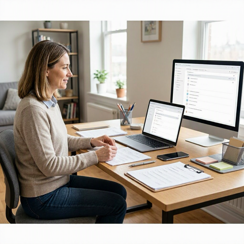 Outlook Email Management checklist for work from home employees