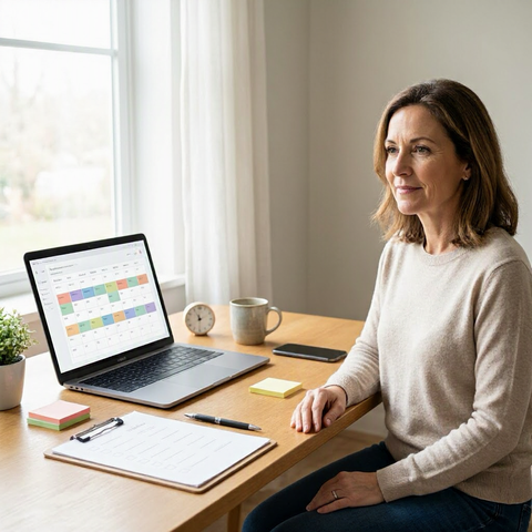 Google Calendar Time Blocking checklist for work from home employees