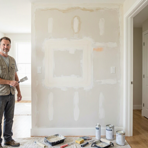 Drywall repair cost after water damage: patch, texture, and paint