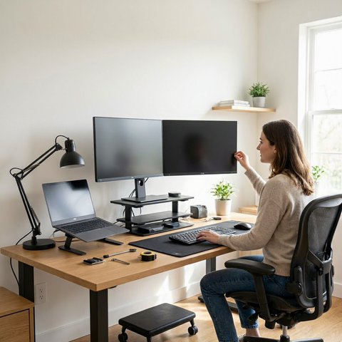How to improve work from home desk setup for remote workers