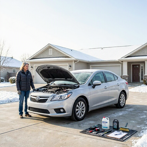 Winter car maintenance cost checklist for U.S. drivers