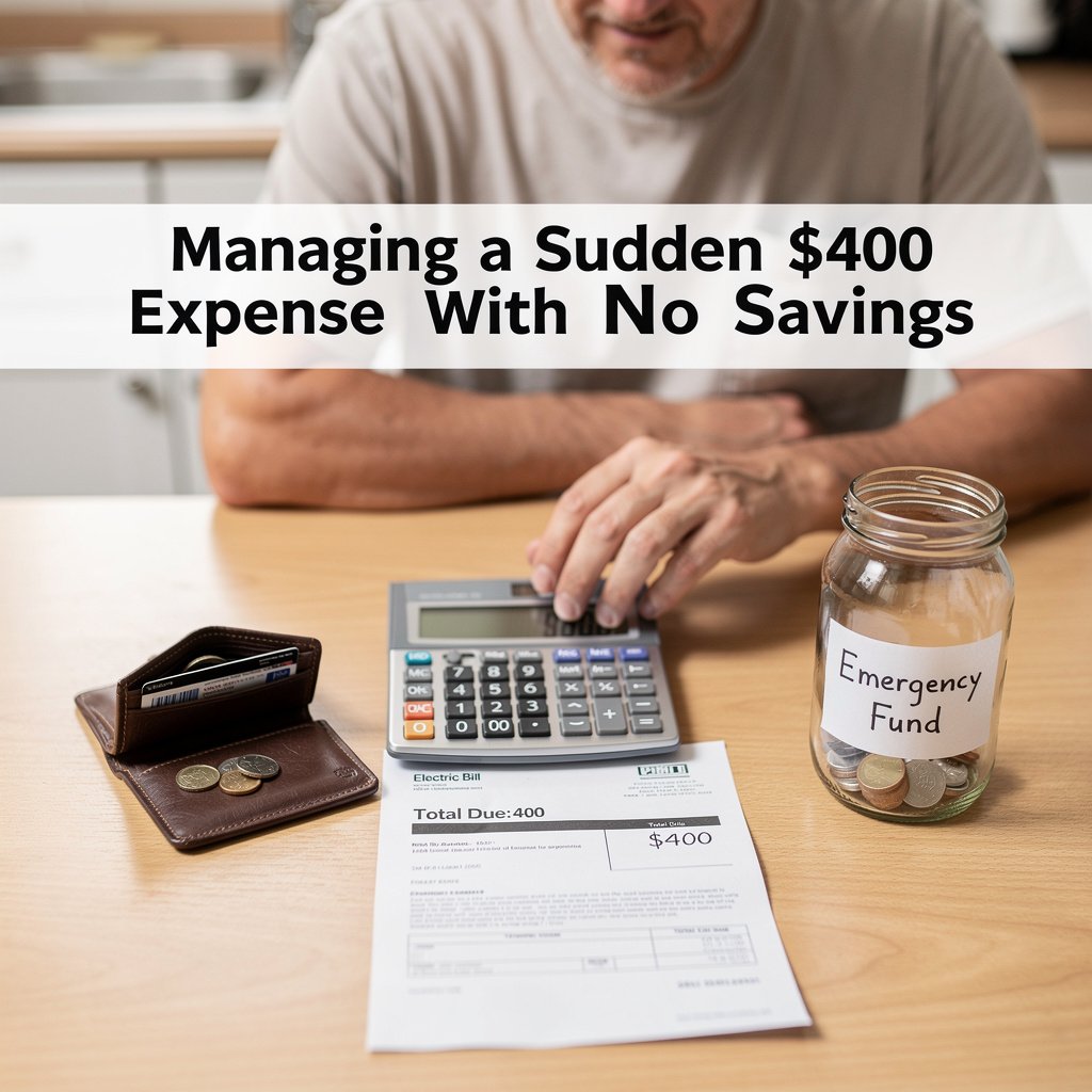 How to Cover a $400 Emergency When You Have No Savings