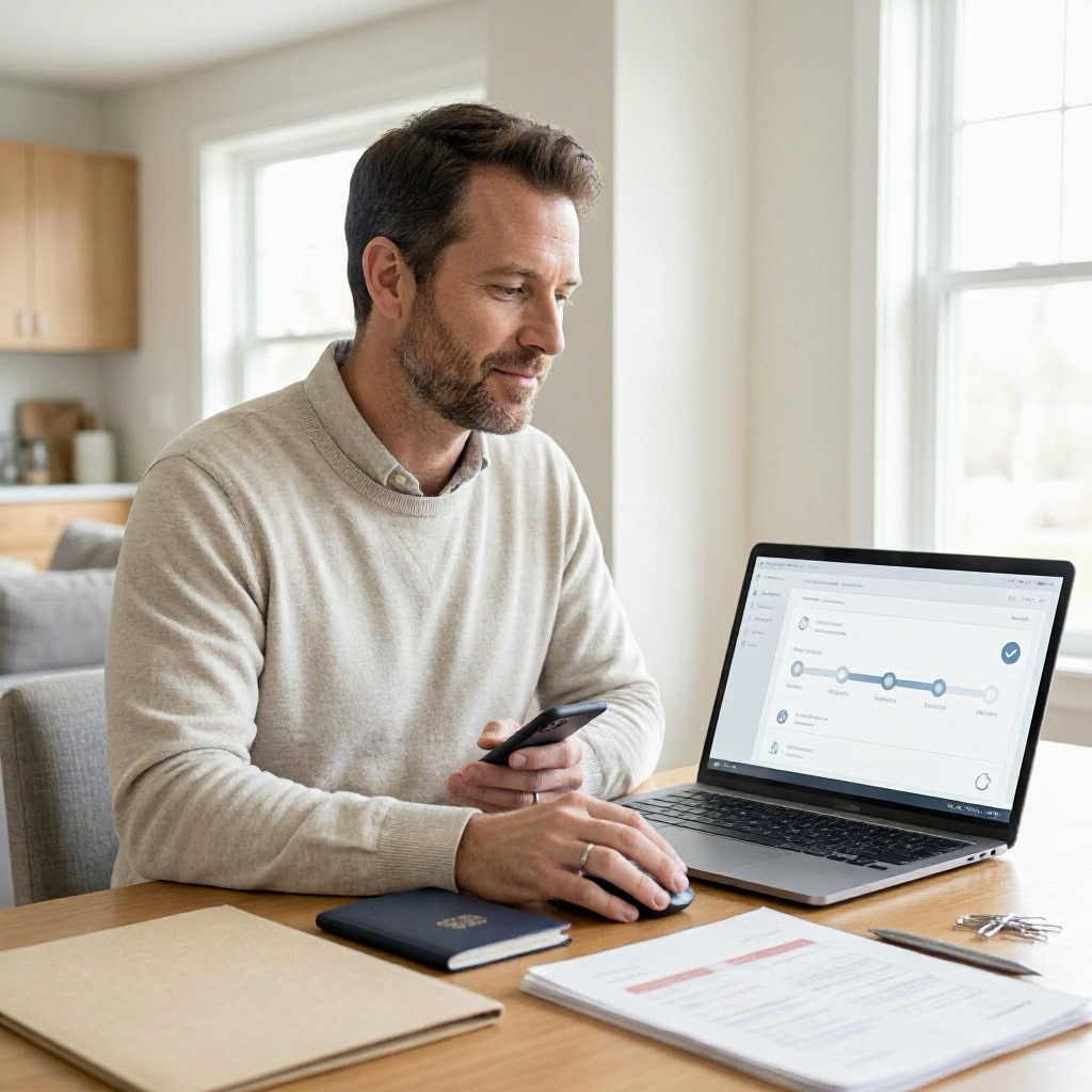 How to check marriage green card processing time and case status