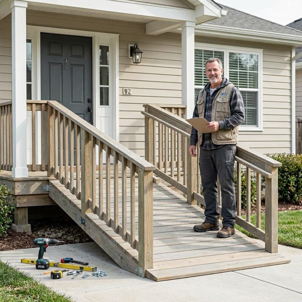 Accessibility ramp installation cost for a home