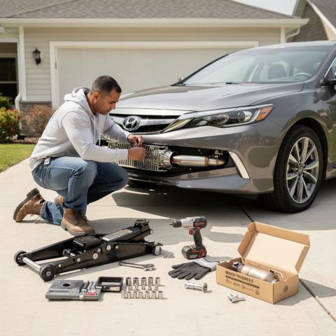 Catalytic converter replacement cost and theft prevention expenses