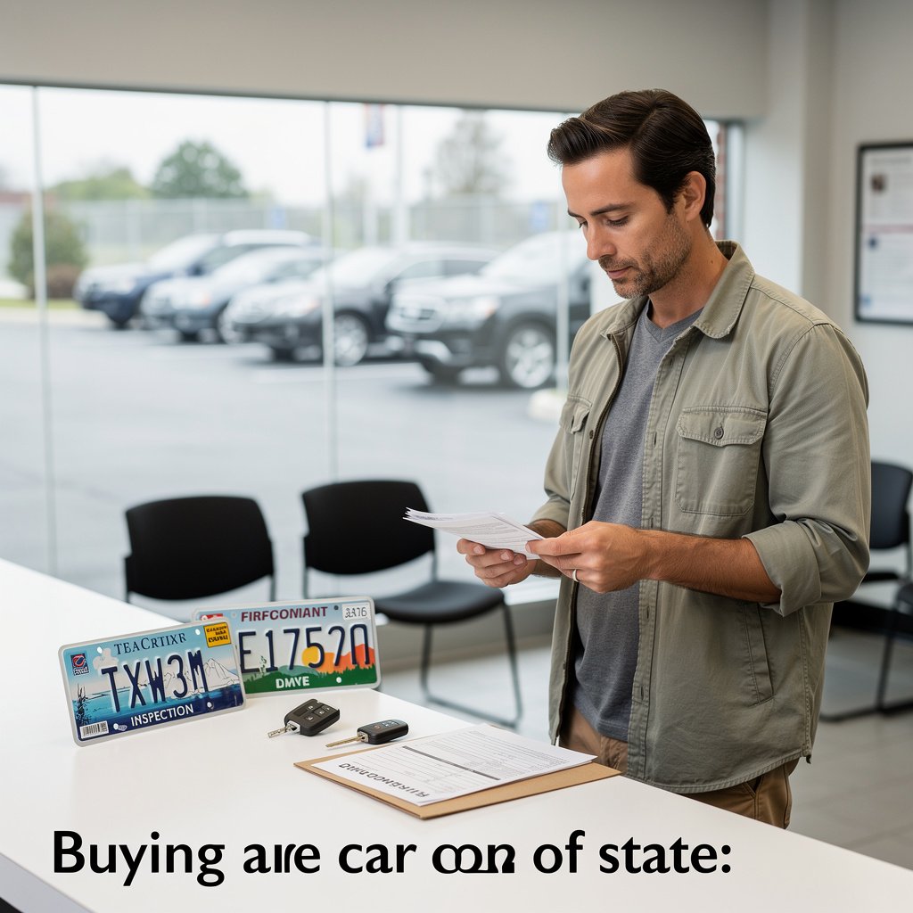 Buying a car out of state: tax, registration, and inspection costs