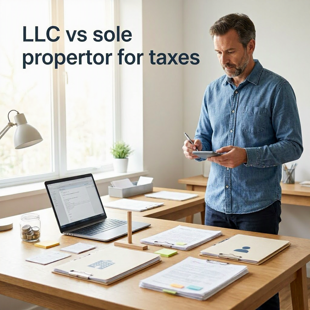 LLC vs sole proprietor for taxes: real comparison