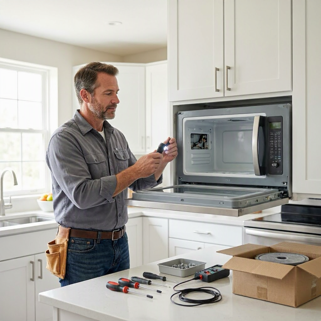 Microwave repair cost vs replacement cost