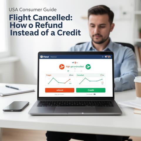Flight Cancelled: How to Get a Refund Instead of a Credit