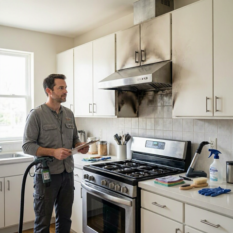 Smoke damage cleaning cost after a small house fire