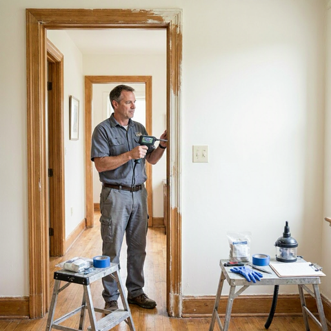 Lead paint testing cost before renovating an older home