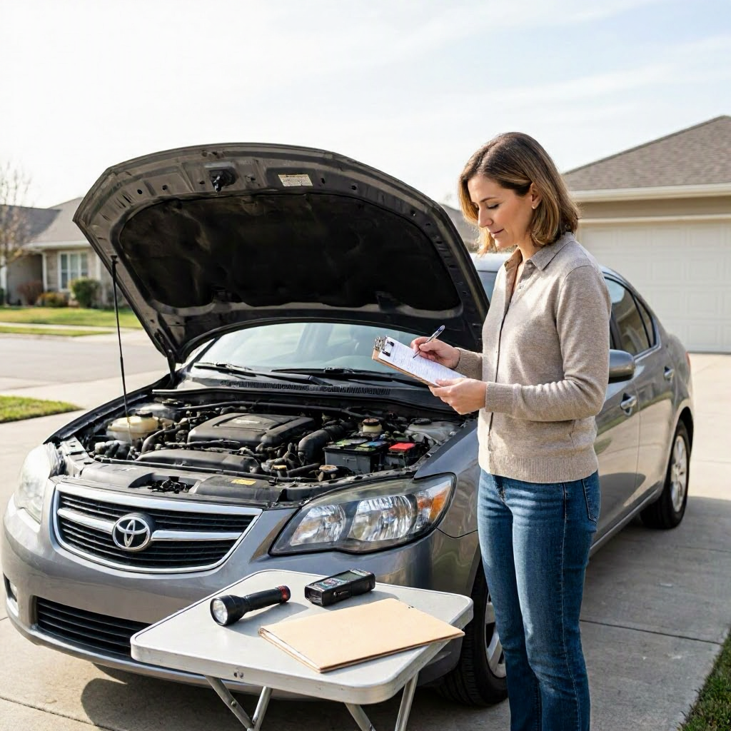 Private party car sale checklist for buyers in the USA