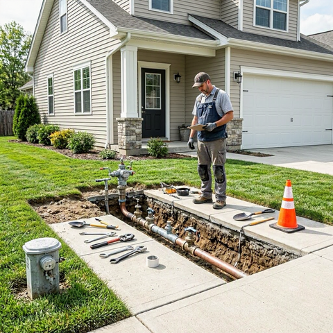 Main Water Line Replacement Cost in the USA