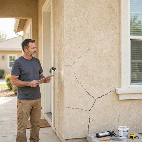 Stucco crack repair cost: cosmetic vs structural damage
