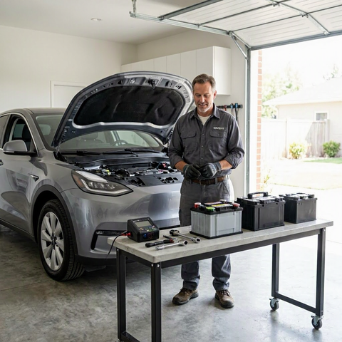 Car battery replacement cost: standard, AGM, and EV 12-volt battery
