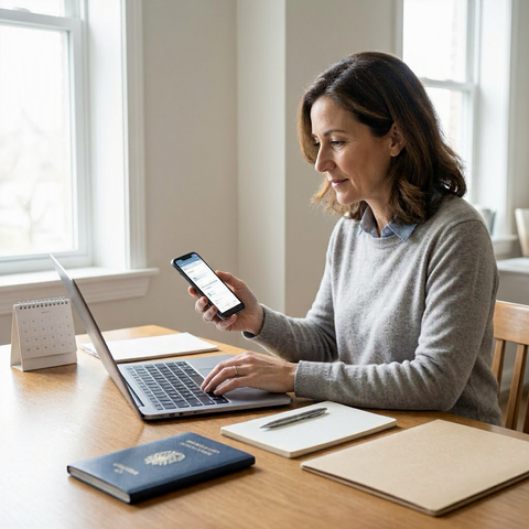 How to check L-1 transfer visa processing time and case status