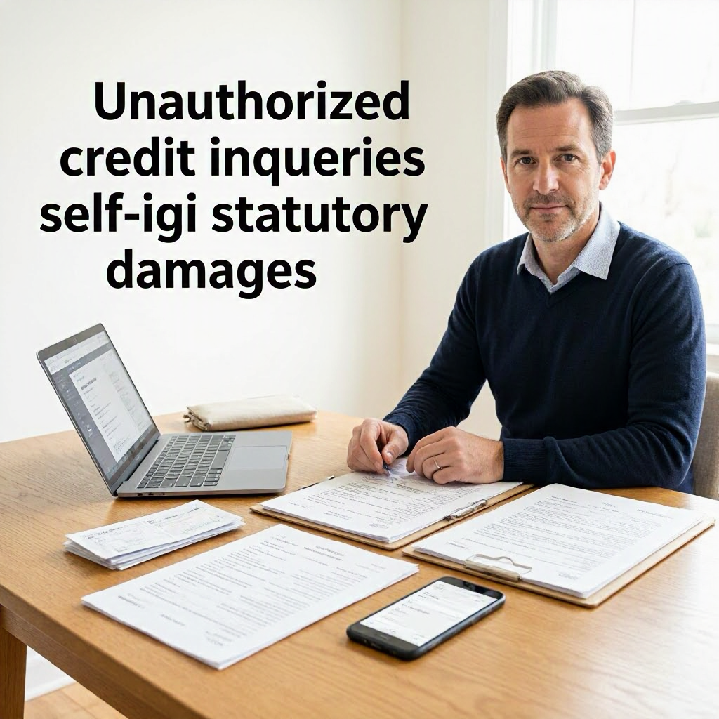 Unauthorized credit pulls: how to get $1,000 statutory damages