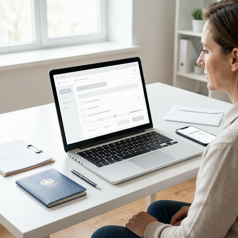USCIS receipt number and case status checklist