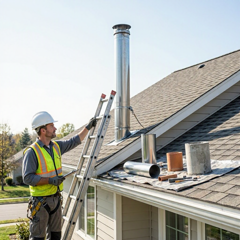 Chimney liner replacement cost: clay, stainless steel, and cast-in-place