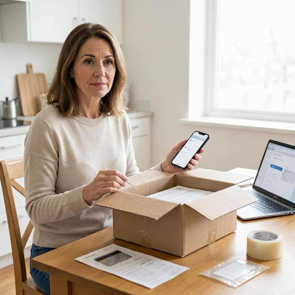 Can you dispute a charge when a return label is not provided?