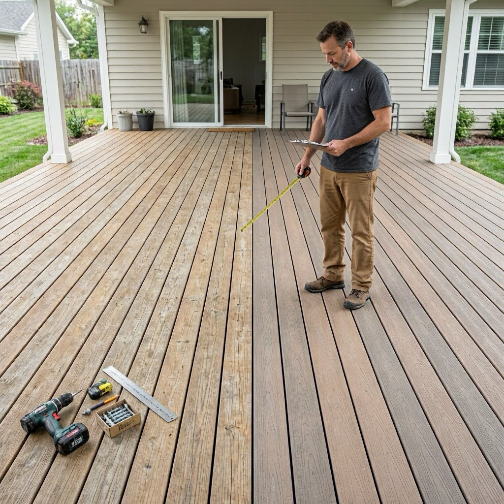 Deck replacement cost: wood vs composite materials
