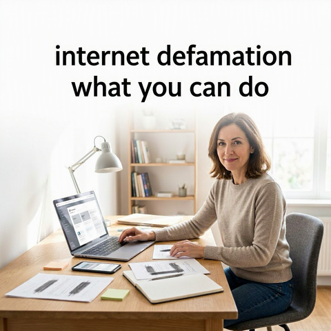 Defamation on the internet: what you can actually do