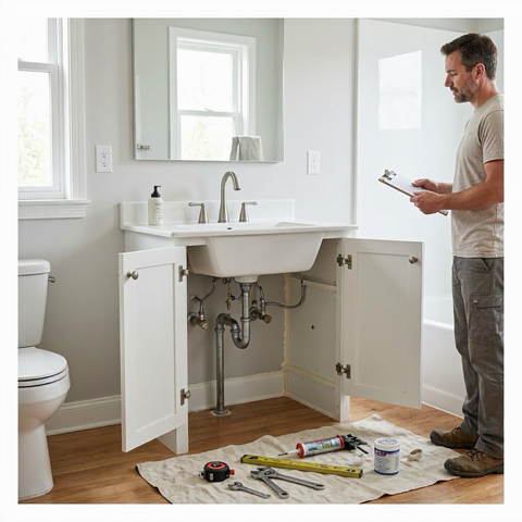 Small bathroom renovation cost without moving plumbing